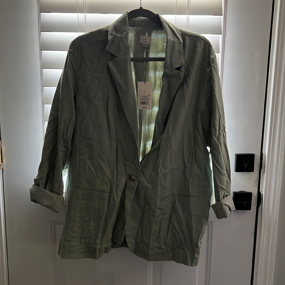 Green blazer
